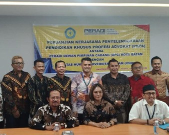 Dpc Peradi Sai Batam Kerjasama Dengan Universitas Batam Peradi